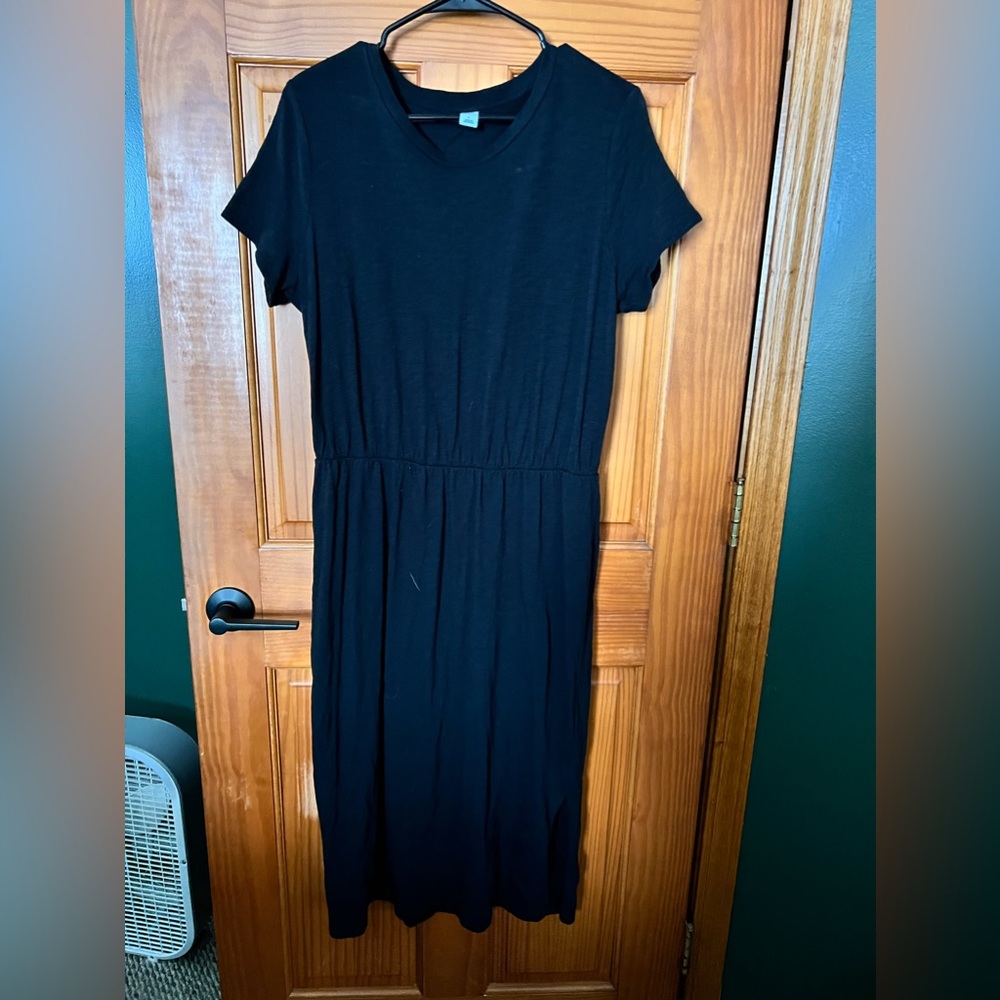 Old navy size large midi tshirt dress